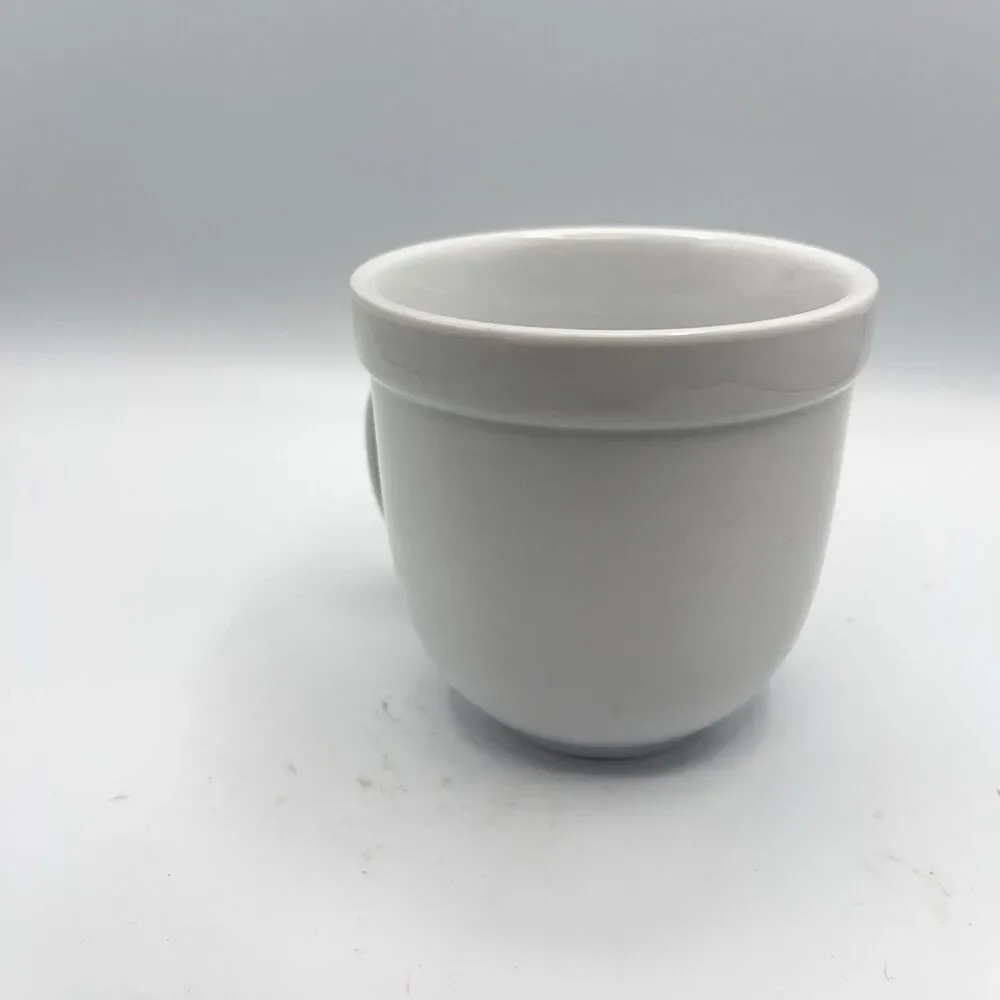 Pottery Barn Coffee Mug Cup white tea cup